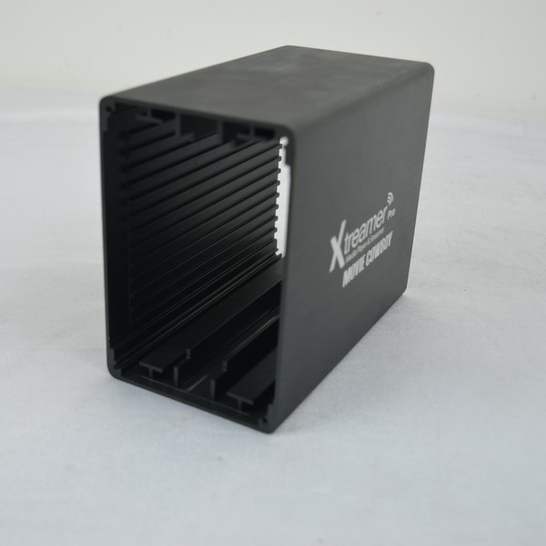 Hollow Tpye  Extrusion Heat Sink and black anodized Shell Extrusion